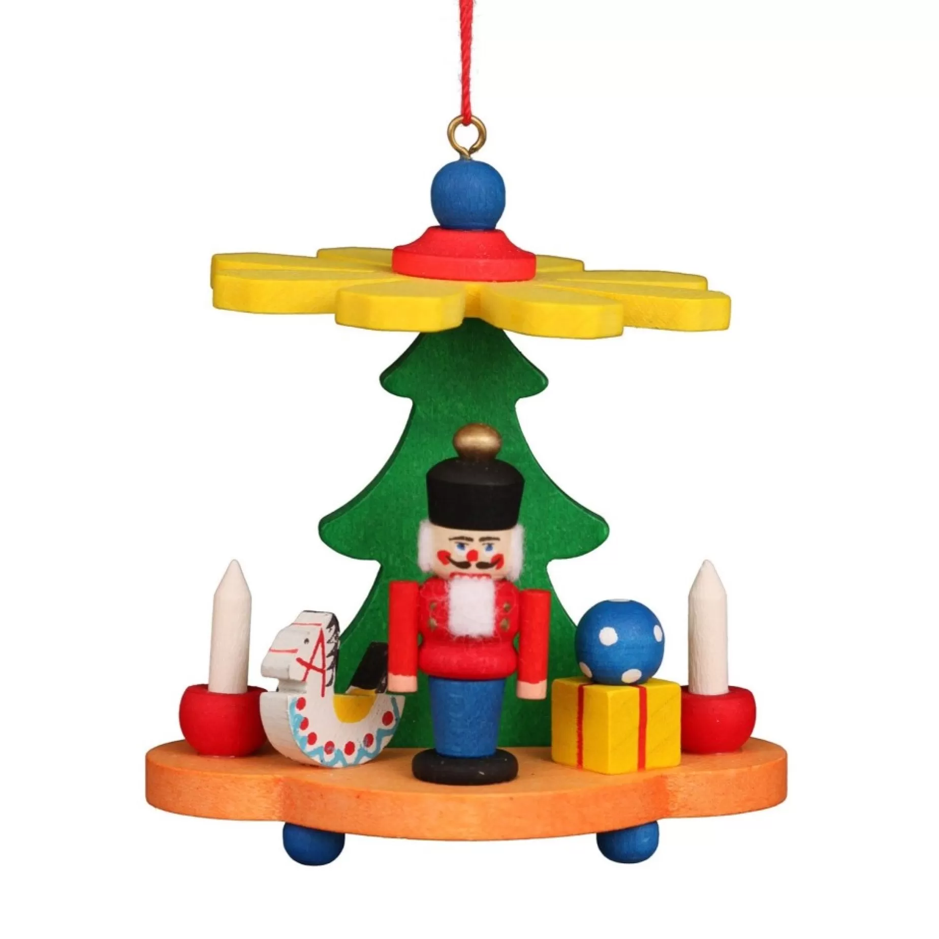 Christian Ulbricht Colorful Nutcracker Pyramid - Christmas Tree Decoration | All Tree Decorations