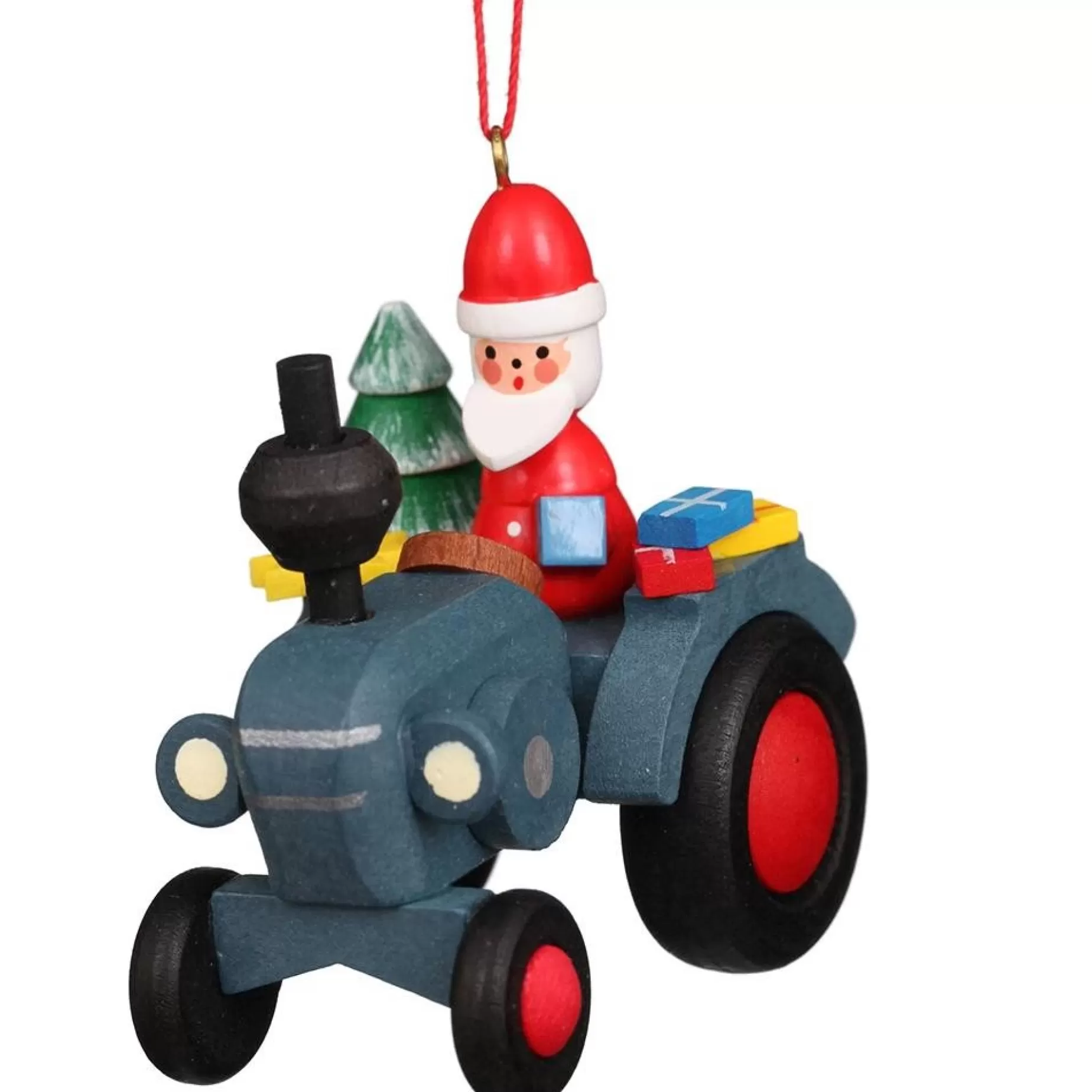 Christian Ulbricht Farmer Santa On Tractor - Christmas Tree Decoration | All Tree Decorations