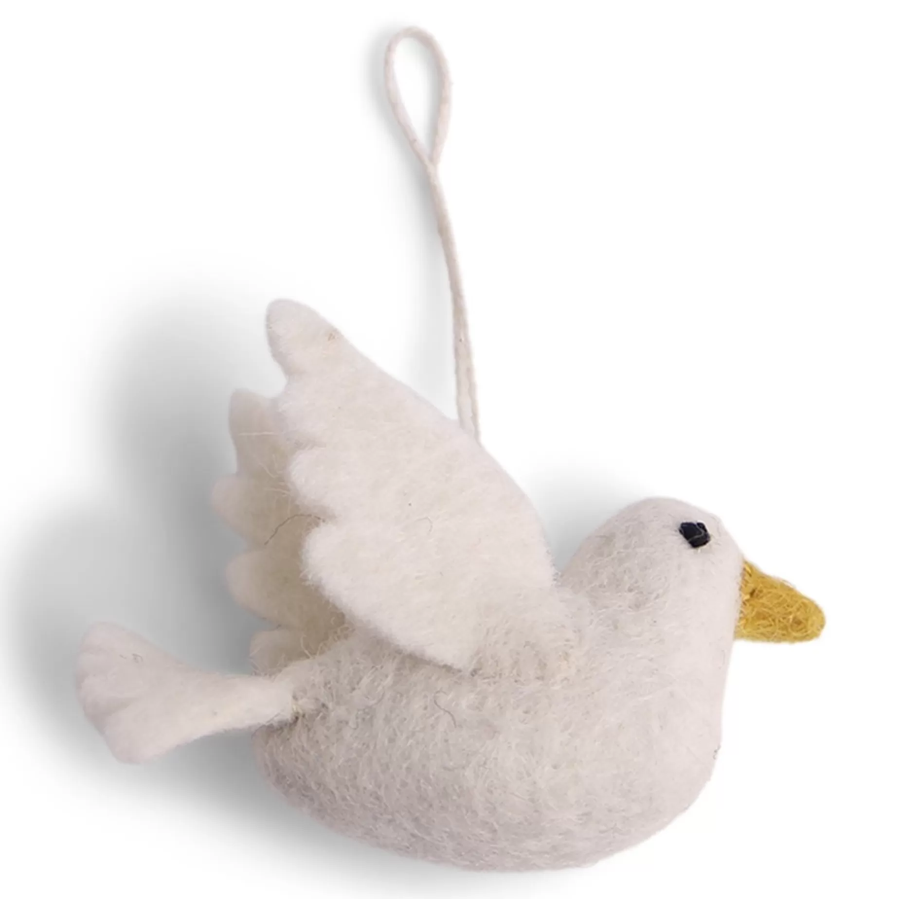 En Gry & Sif Felt Christmas Decorations - Two Turtle Doves (Pair) | Felt Christmas Tree Decorations
