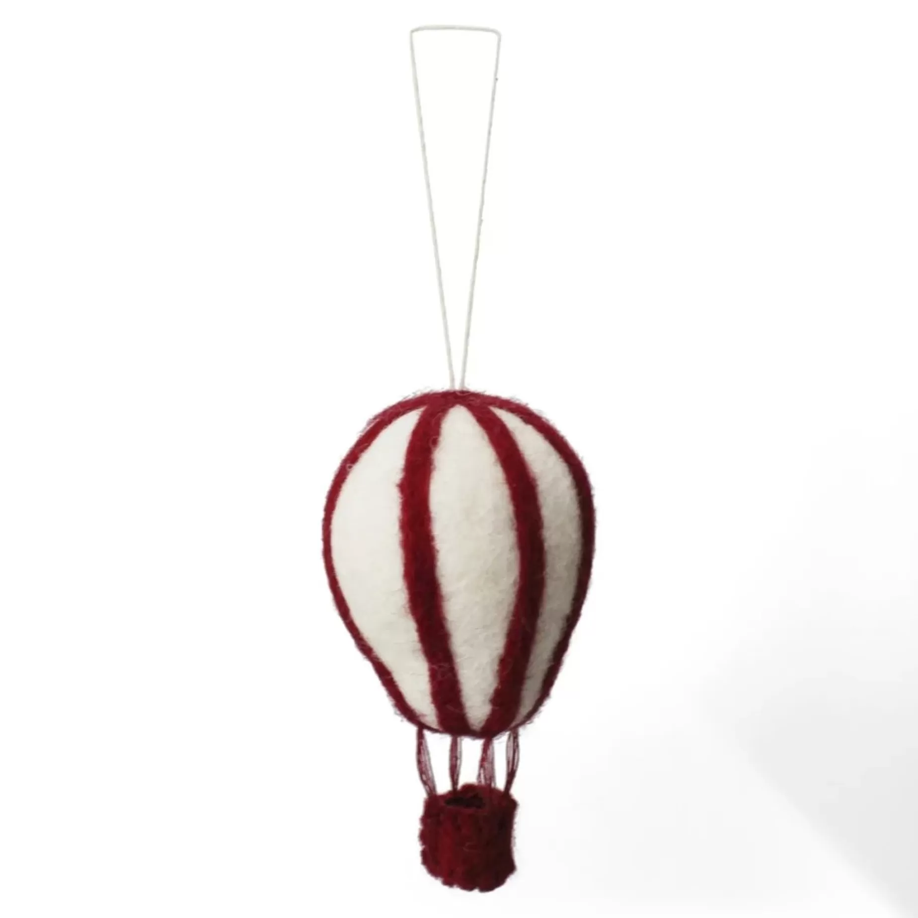 En Gry & Sif Felt Christmas Tree Decoration - Hot Air Balloon | Felt Christmas Tree Decorations
