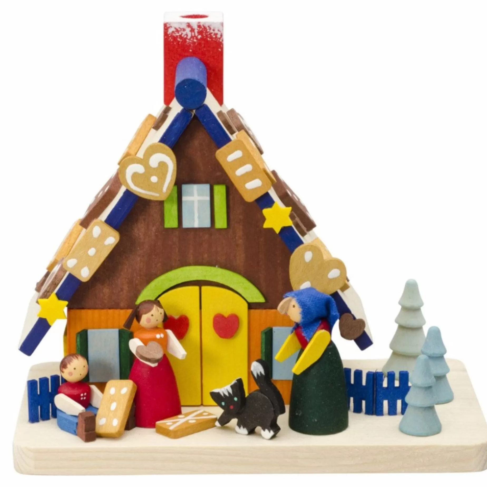 Graupner Incense Burner (House) - Gingerbread House With Hansel & Gretel | House Shaped Incense Burners