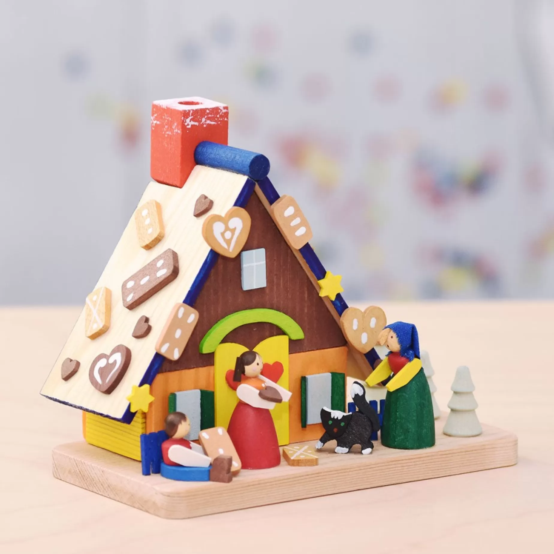 Graupner Incense Burner (House) - Gingerbread House With Hansel & Gretel | House Shaped Incense Burners