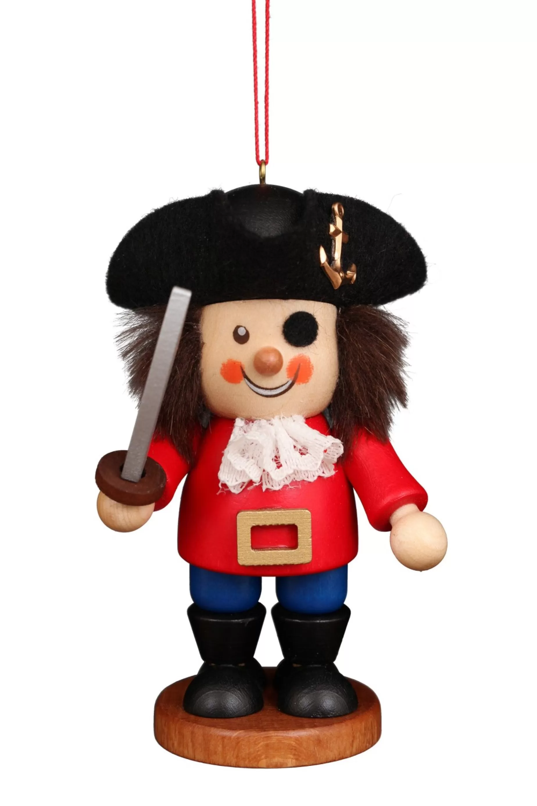Christian Ulbricht Large Gnome Christmas Tree Decoration - Pirate (Colourful) | All Tree Decorations