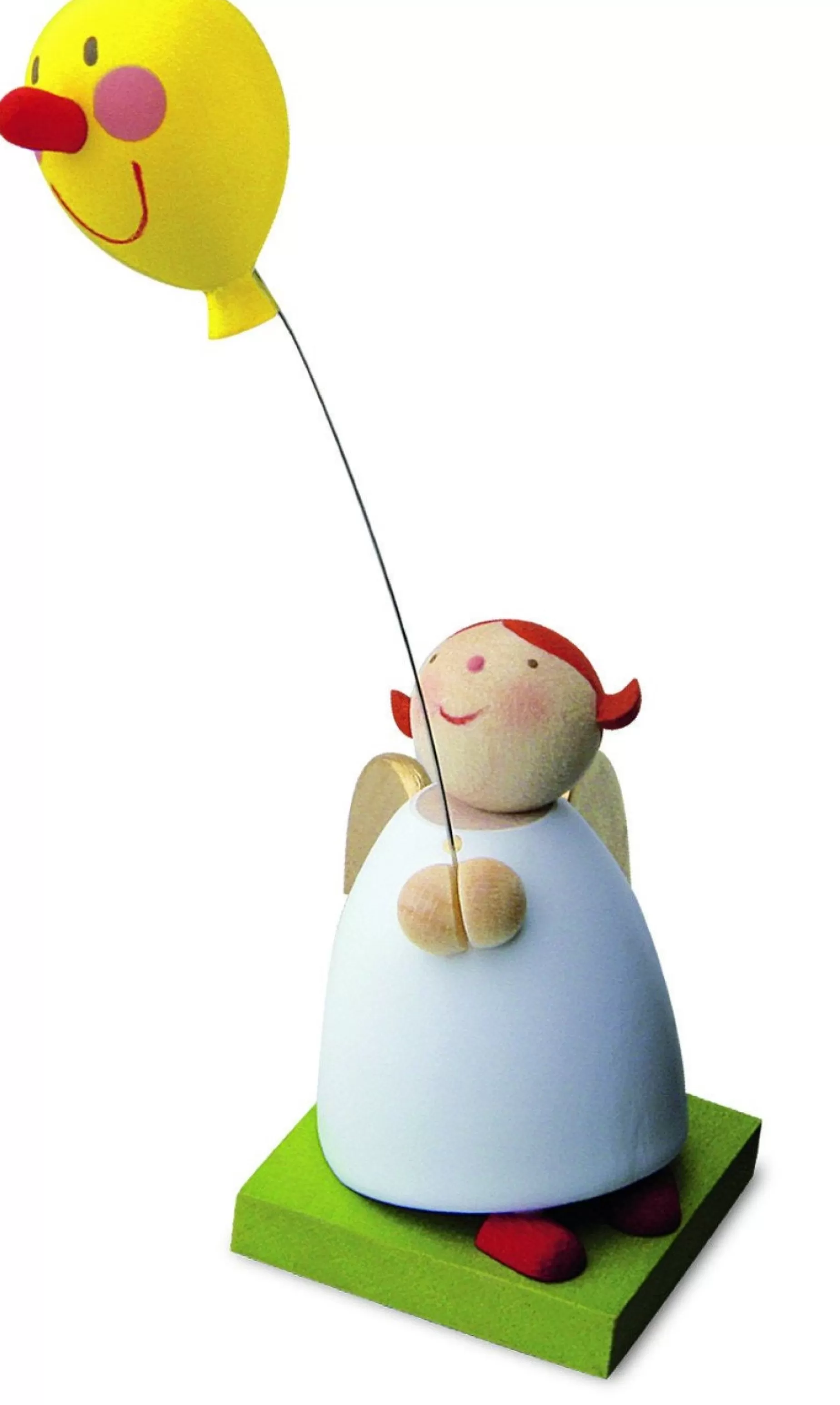 Gunter Reichel Little Angel Figurine - Guardian Angel With Balloon Face | Guardian Angels