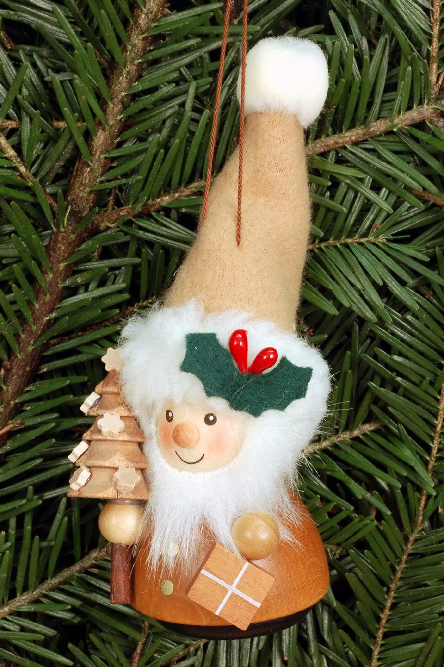 Christian Ulbricht Little Gnome Christmas Tree Decoration - Natural Santa'S Helper | All Tree Decorations