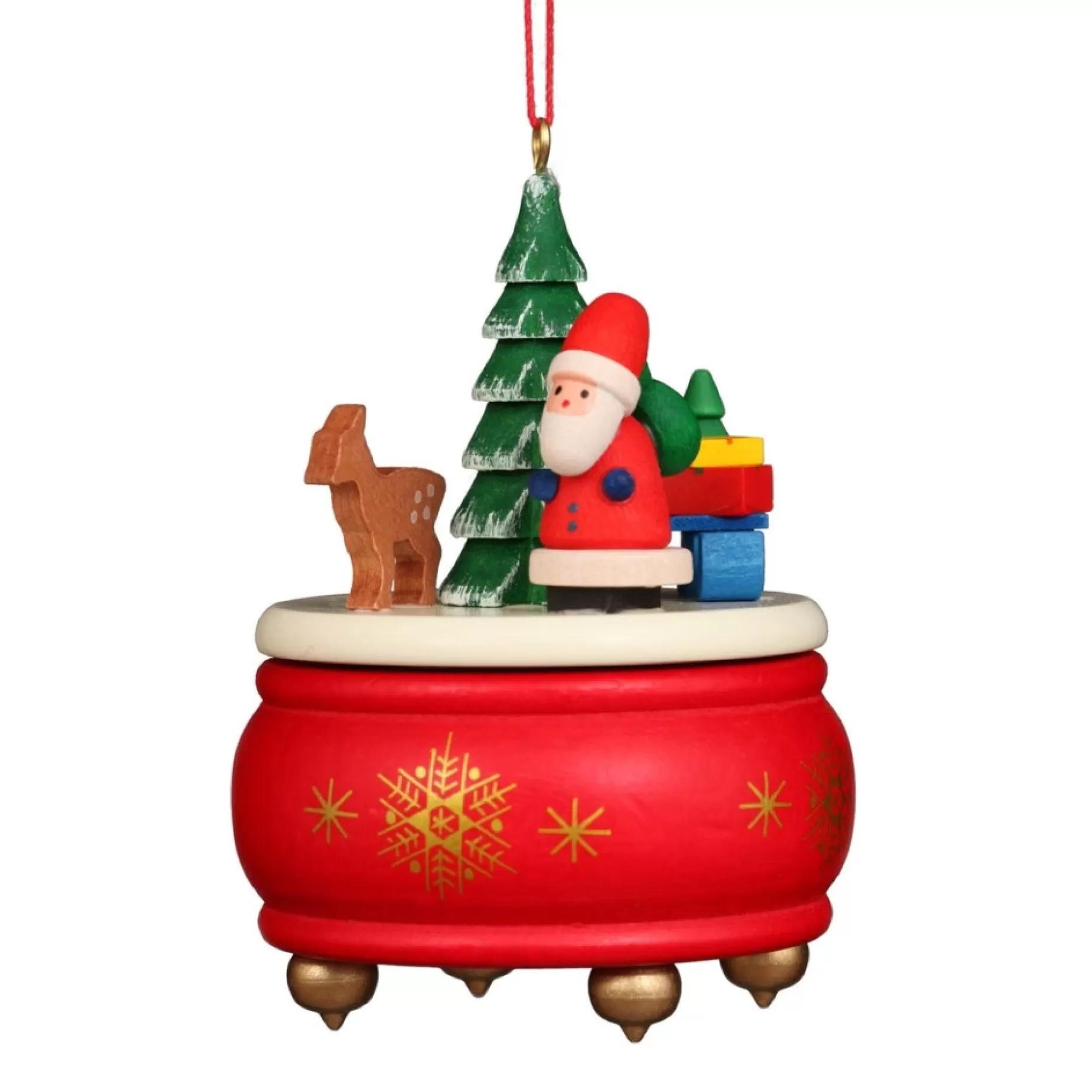 Christian Ulbricht Music Box - Red Santa - Christmas Tree Decoration | All Tree Decorations