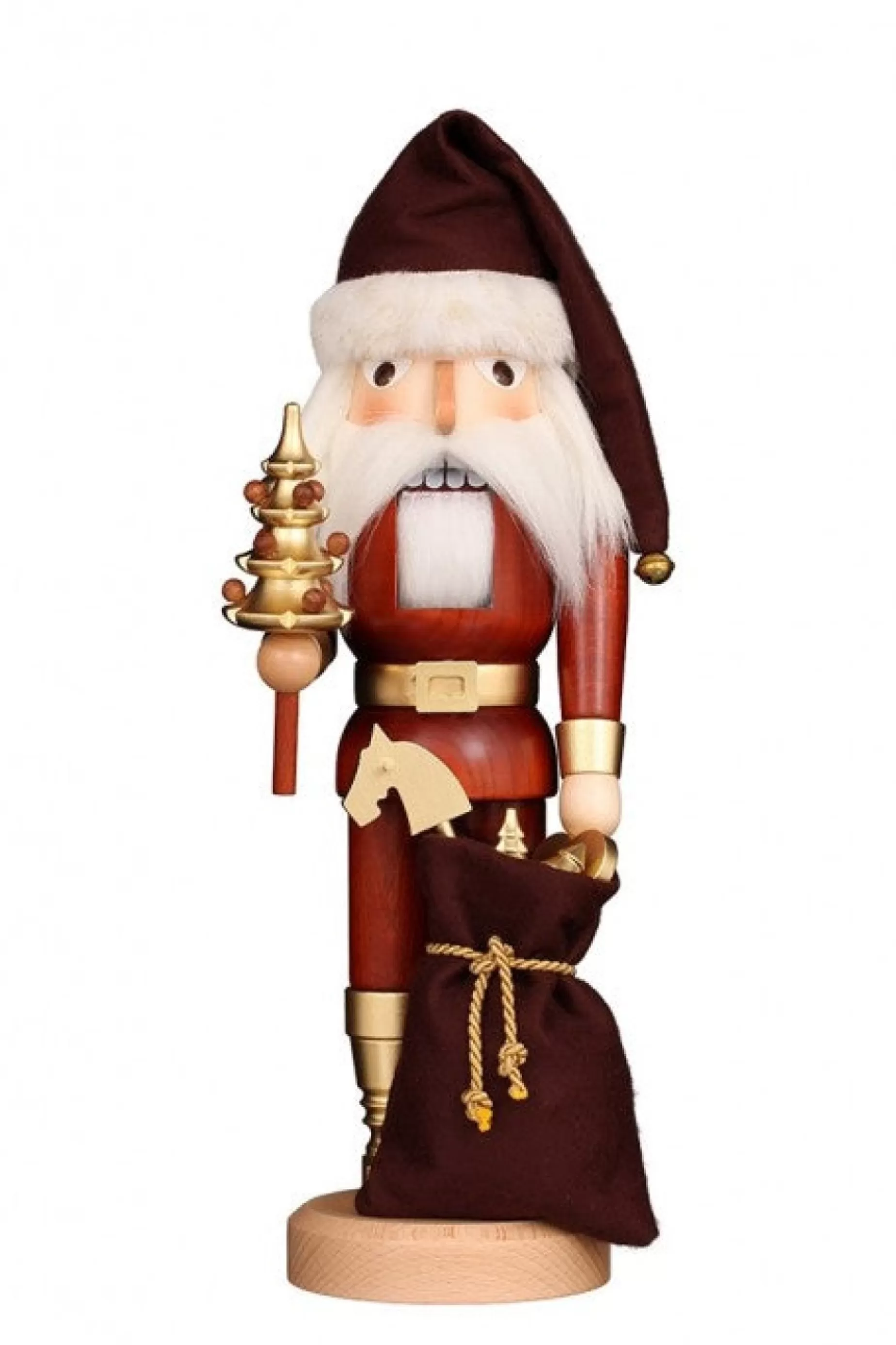 Christian Ulbricht Nutcracker (Classic) - Santa With Golden Tree | Classic Nutcrackers