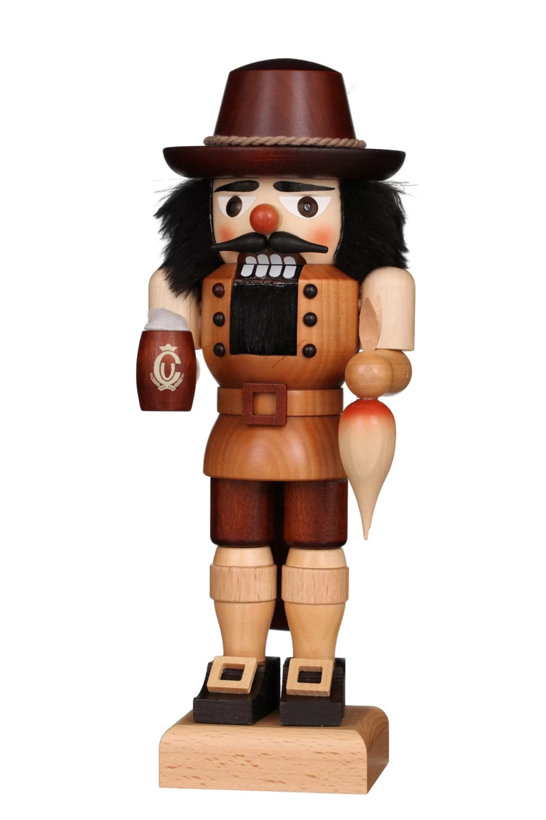 Christian Ulbricht Nutcracker (Small) - Bavarian In Natural Tones | Small Nutcrackers