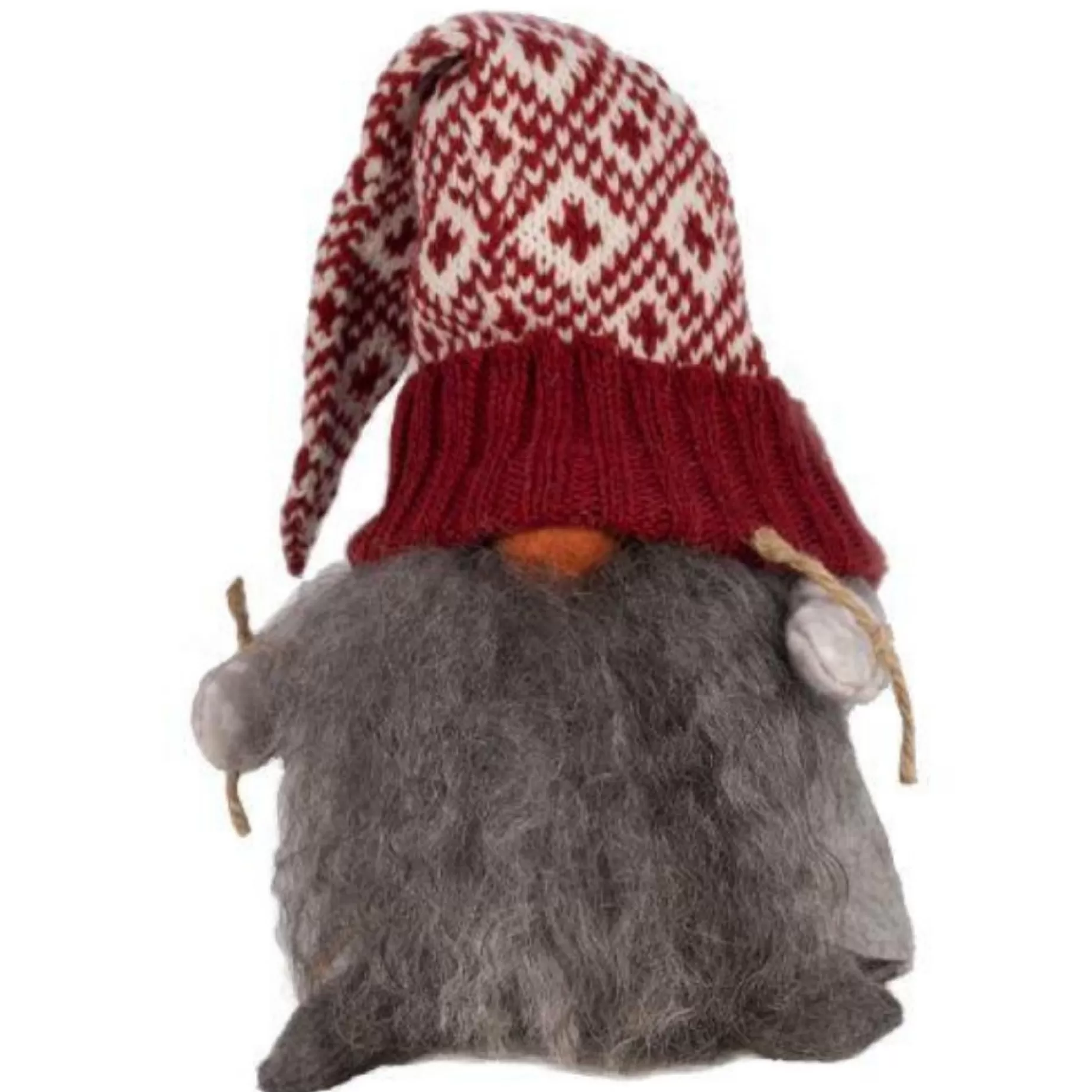 Asas Tomtebod Tomte Gnome - Carl With Knitted Cap (Red And White) | Tomte Gnomes